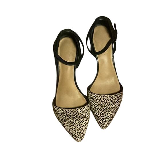 Crown Vintage Leopard Print Block Heels. 6 - Picture 1 of 4